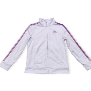 Adidas Kids Lavender zip up jacket